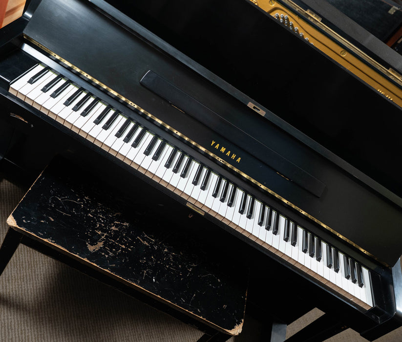 1974 Yamaha U1 Upright Piano | Satin Ebony | Serial No. D1807444 | Used