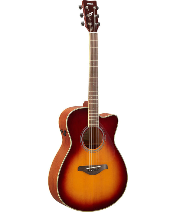Pre-Owned Yamaha FSC-TA - Cutaway Acoustic-Electric Guitar (Brown Sunburst)
