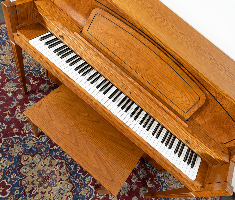Yamaha M450 TAO Upright Piano | Satin Oak | SN: 285112 | Used