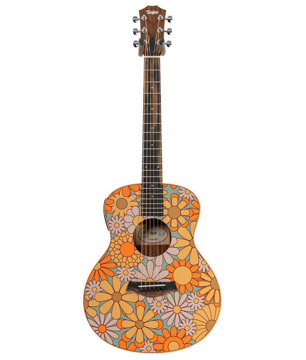 Taylor GS Mini-e Special Edition Spruce/Sapele Acoustic-Electric Guitar - Floral Blue | New