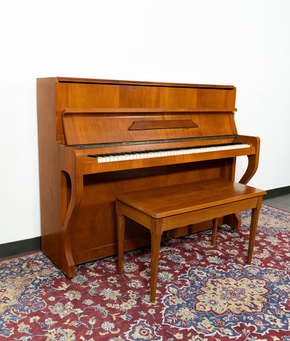 Zimmerman 43″ GZS Upright Piano| Oak | SN: 175588 | Used