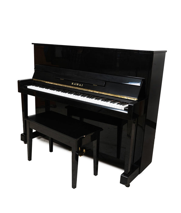 Kawai CX-21D Upright Piano (1996) | Polished Ebony | Used