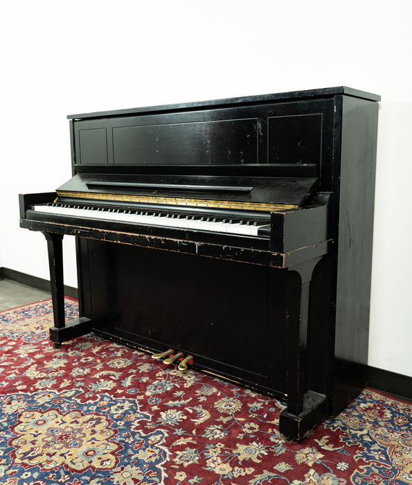 Steinway & Sons 1098 Studio Upright Piano | Satin Ebony | SN: 458170 | Used