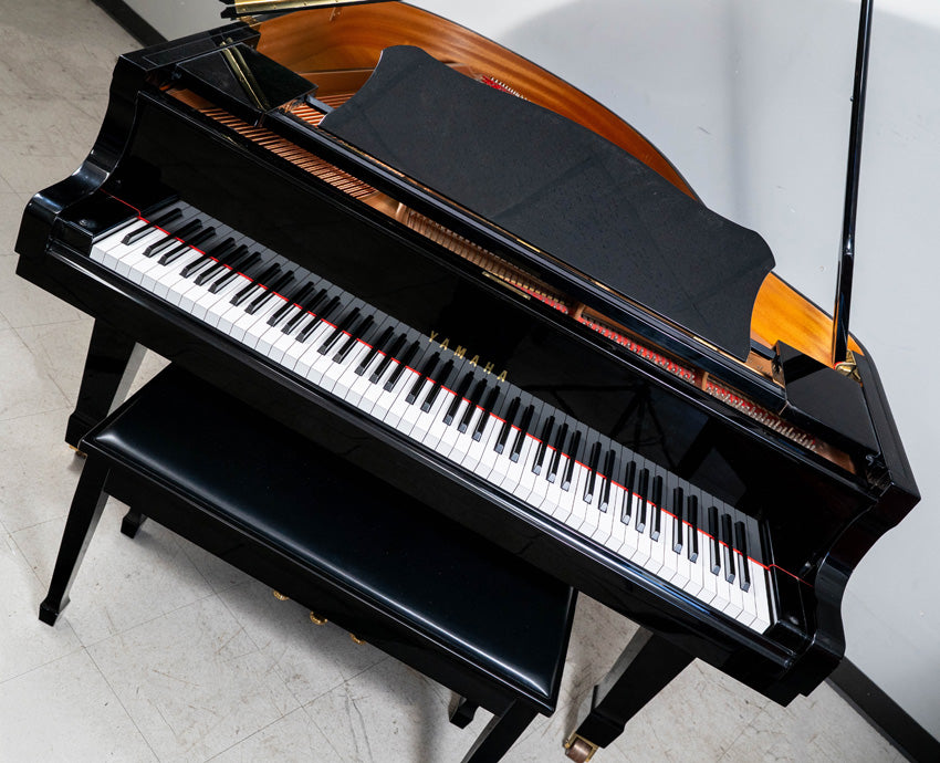 1999 Yamaha C1 Grand Piano in Polished Ebony | 5'3" | Serial No. 5798940 | Used