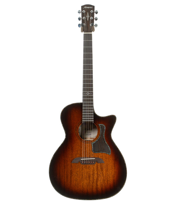 Pre-Owned Alvarez MGA660CESHB Grand Auditorium Spruce/Mahogany Acoustic-Electric Guitar - Shadowburst | Used