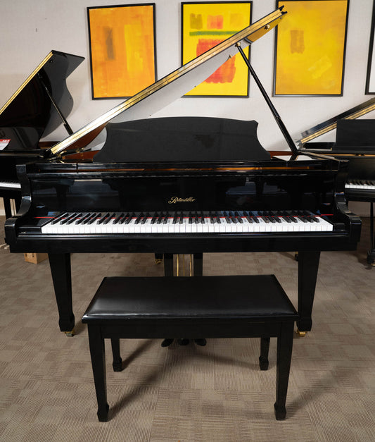Ritmuller R8 Baby Grand Piano | Polished Ebony | 4.11" | Serial No. 1699852 | Used