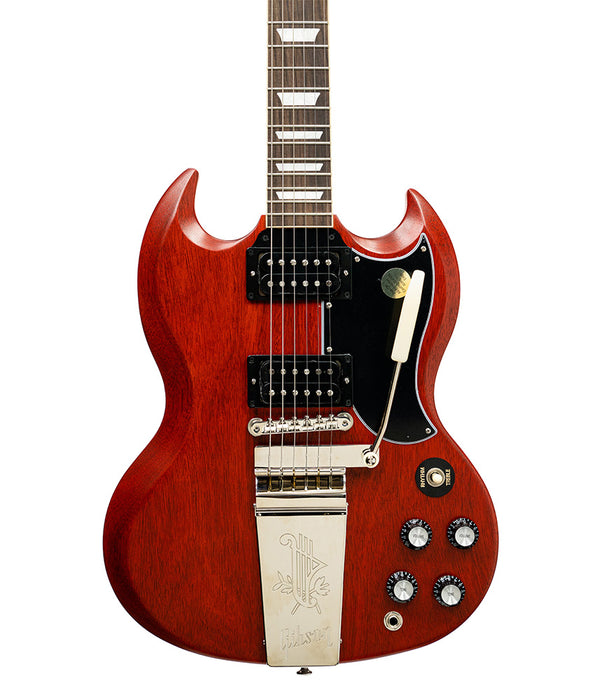 Gibson SG Standard '61 Maestro Vibrola - Faded Vintage Cherry Satin
