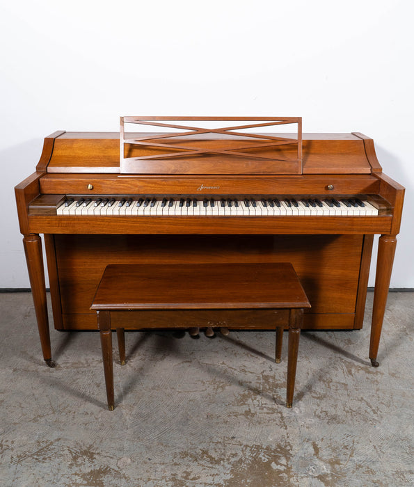 Baldwin Acrosonic Upright Piano | Satin Oak | Serial No. 643174 | Used