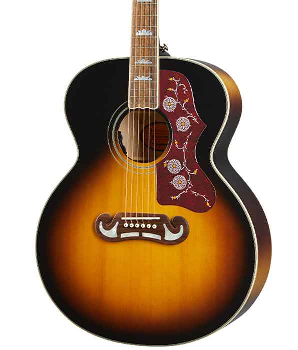 Epiphone J-200 Acoustic Guitar - Aged Vintage Sunburst Gloss