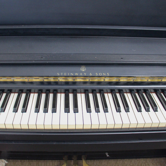 Steinway & Sons "45" Satin Ebony Studio Piano