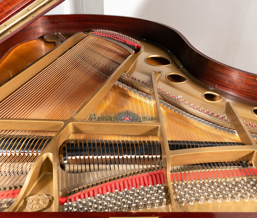 Samick SG-172 Grand Piano (1986) | Satin Mahogany | Serial No. 8612896 | New