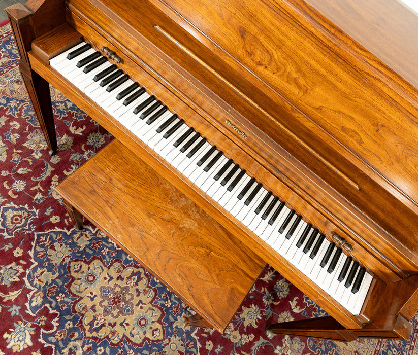 Baldwin Acrosonic Upright Piano | Satin Walnut | SN: 376303 | Used