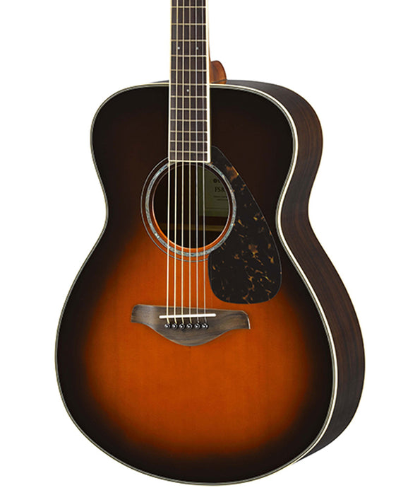 Yamaha FS830 Small Body Spruce/Rosewood Acoustic Guitar - Tobacco Brown Sunburst | New