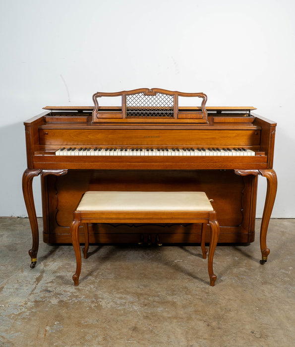 Story & Clark Console Upright Piano | Satin Walnut | Used