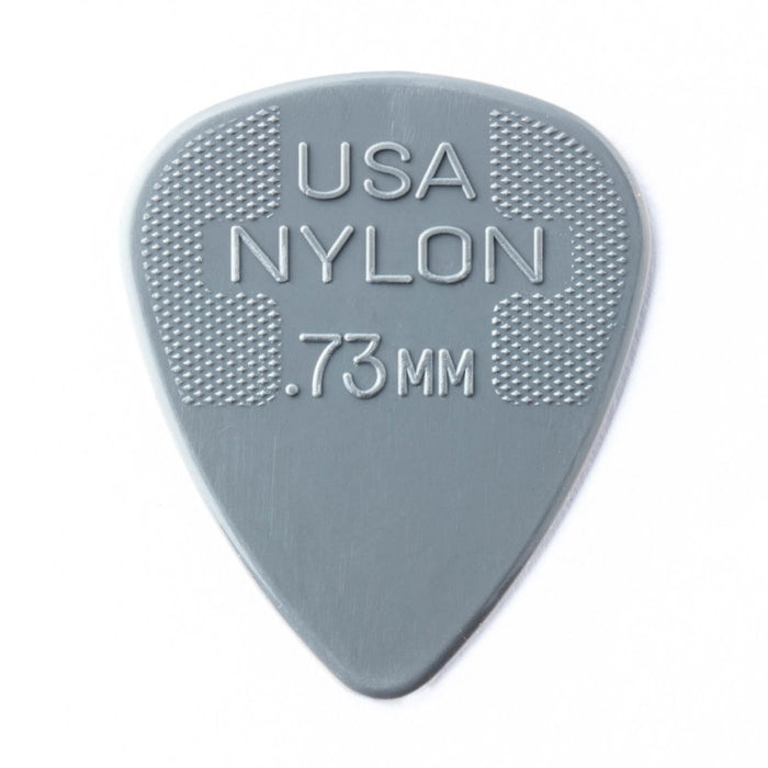 Dunlop Nylon Standard Gray .73mm Pick, 12 Pack