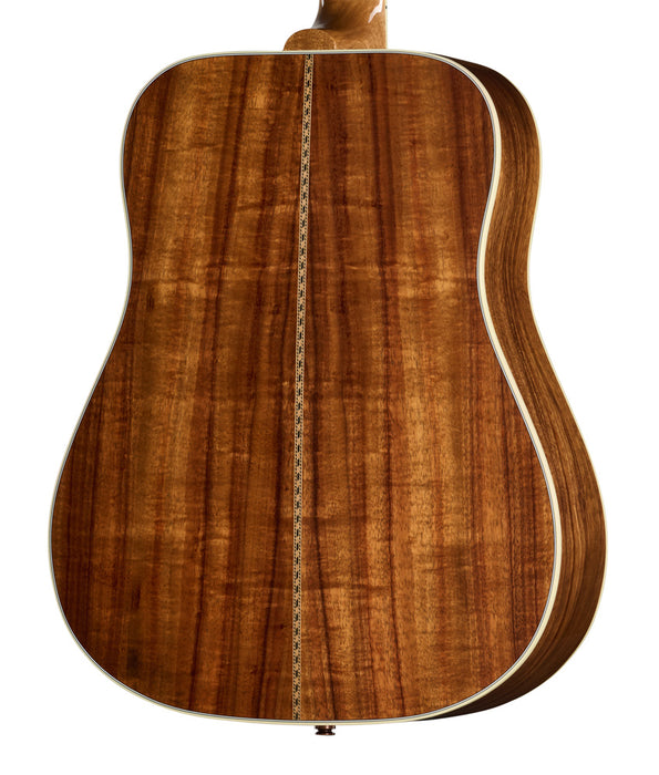 Gibson Custom Hummingbird Elegant Koa Acoustic Guitar w/ L.R. Baggs VTC - Honey Burst | New