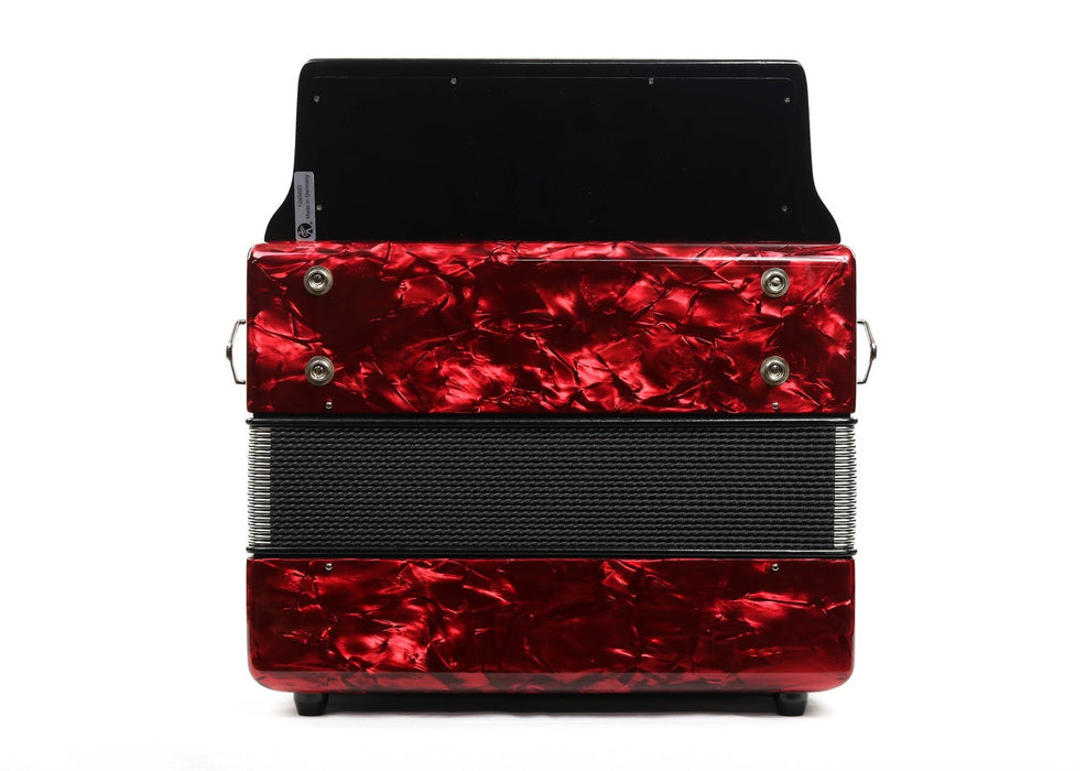 Hohner Corona II Xtreme GCF Button Accordion - Red
