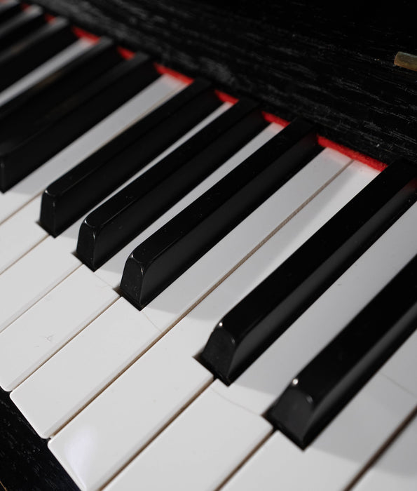 2018 Boston UP118S Upright Piano | Satin Ebony | 46.5" | Serial No. B192366 | Used