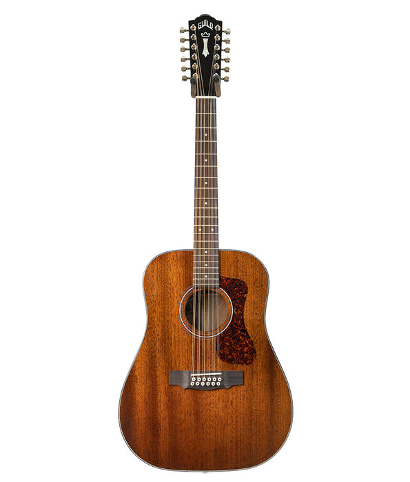 Guild D-1212, 12-String Mahogany Acoustic Guitar - Natural Gloss
