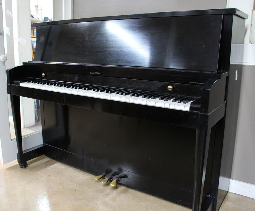 Baldwin Hamilton 243 Studio Upright Piano Ebony Satin | Used