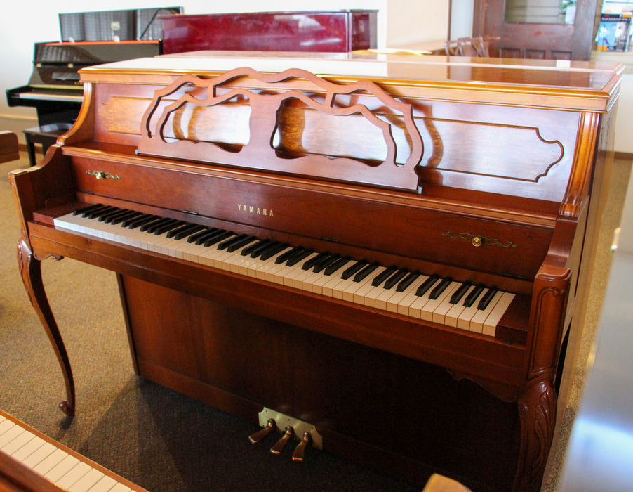 Yamaha M500P Upright Furniture Console Piano | Cherry Finish