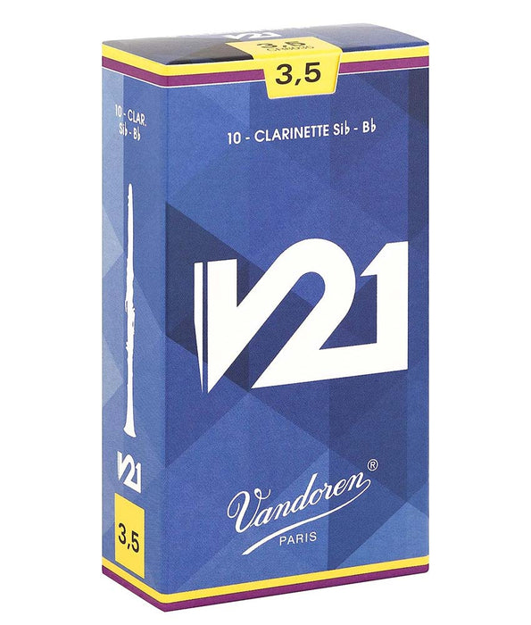 Vandoren V21 3.5 Bb Clarinet Reeds - 10 Pack