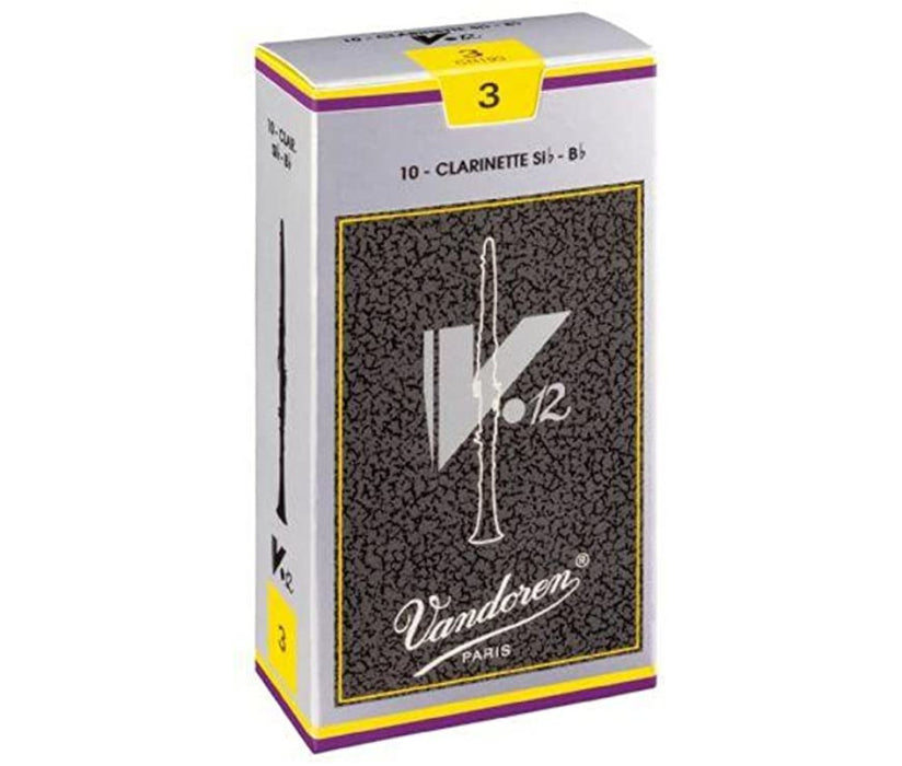 Vandoren V12 #3 Bb Clarinet Reed 10 pack