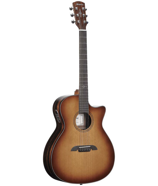 Alvarez AEG95ce Artist Elite Grand Auditorium Red Cedar/Macassar Ebony Acoustic-Electric Guitar - Shadowburst | Floor Model | Used