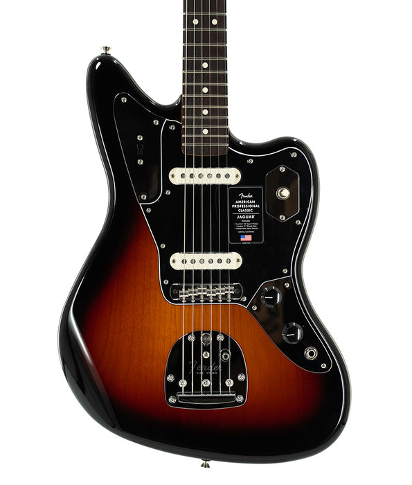 Fender American Professional Classic Jaguar, Rosewood Fingerboard - 3-Color Sunburst