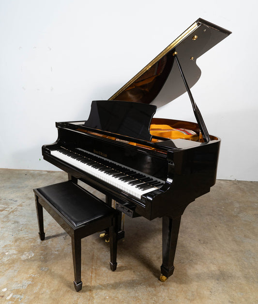 Henry F Miller HMG-058S Player Grand Piano | Polished Ebony | 4'11" | Used