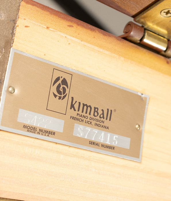 1981 Kimball S422 Upright Piano - Serial No. S77415 | Used