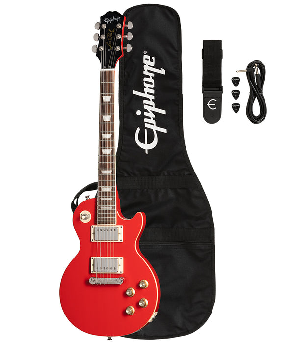 Epiphone Power Players Les Paul Electric Guitar Pack w/ Gig Bag - Lava Red | New