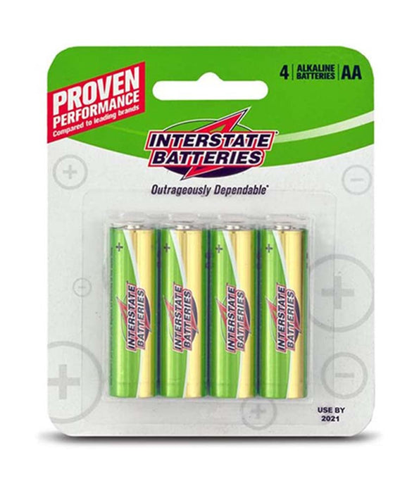 Interstate Batteries DRY0030 AA Workaholic Batteries - 4 Pack