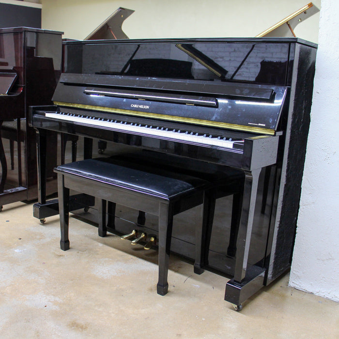 Cable-Nelson Polished Ebony Upright Console Piano