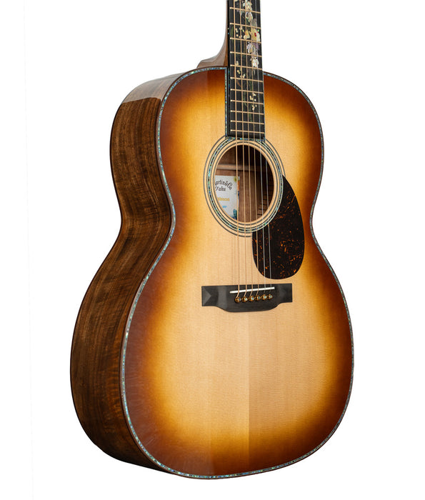 Martin O'ahu K-42 Hibiscus Acoustic Guitar - Spruce/Koa, Dark Toasted Burst | New