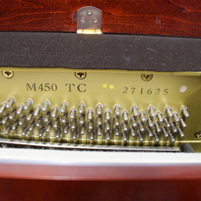 Yamaha M450 TC 44.5" Console Upright Piano | Cherry | Used