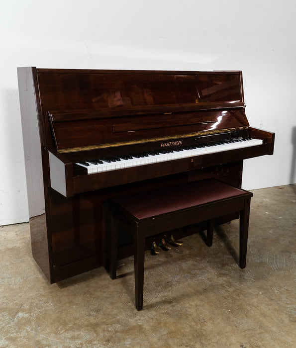 Hastings MY115-A Upright Piano | Polished Mahogany | Serial No. 90225 | Used