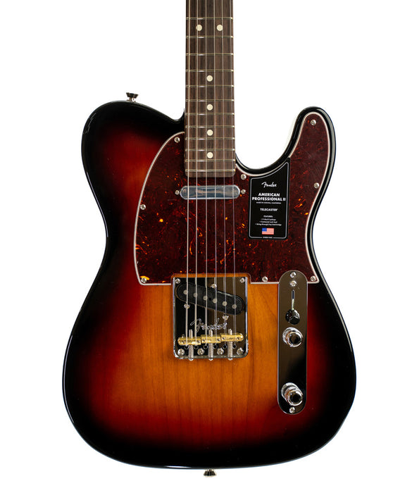 Fender American Professional II Telecaster, Rosewood Fingerboard - 3-Color Sunburst