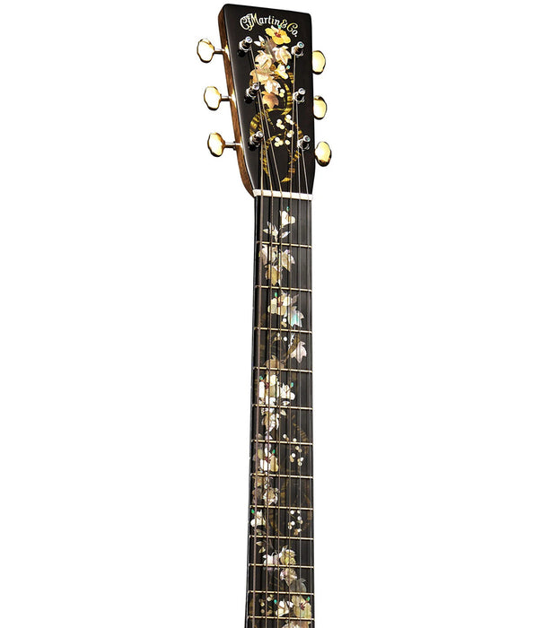 Martin O'ahu K-42 Hibiscus Acoustic Guitar - Spruce/Koa, Dark Toasted Burst | New