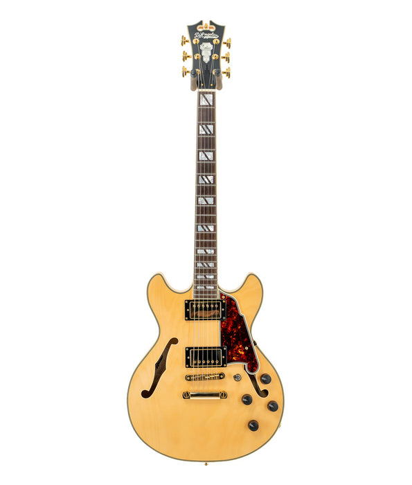 Pre-Owned D'Angelico Deluxe Mini DC Semi-Hollow Electric Guitar - Satin Honey | Used