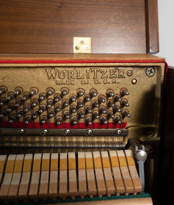 Wurlitzer Upright Piano (1981) in Satin Walnut | Model 1740 | Serial No. 1648510 | Used