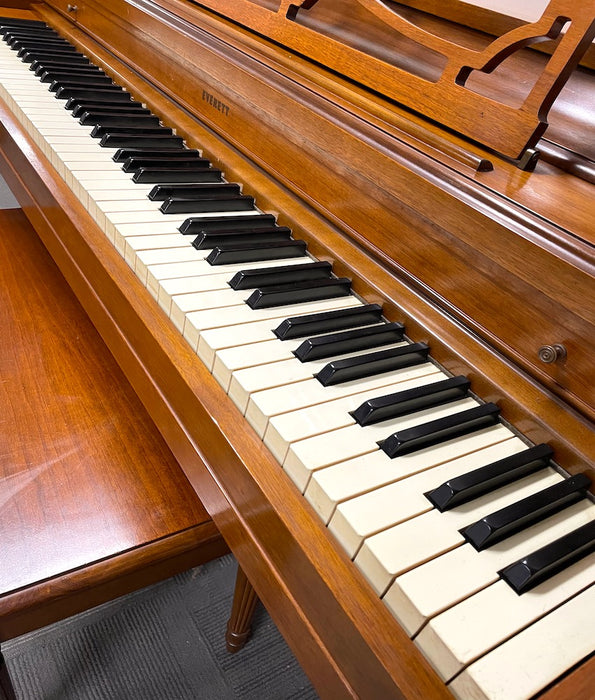 Everett Upright Piano | Satin Oak | SN: 121708 | Used