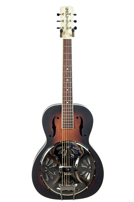 Gretsch G9220 Bobtail Round-Neck Mahogany, Spider Cone Acoustic-Electric Resonator Guitar- 2-Color Sunburst