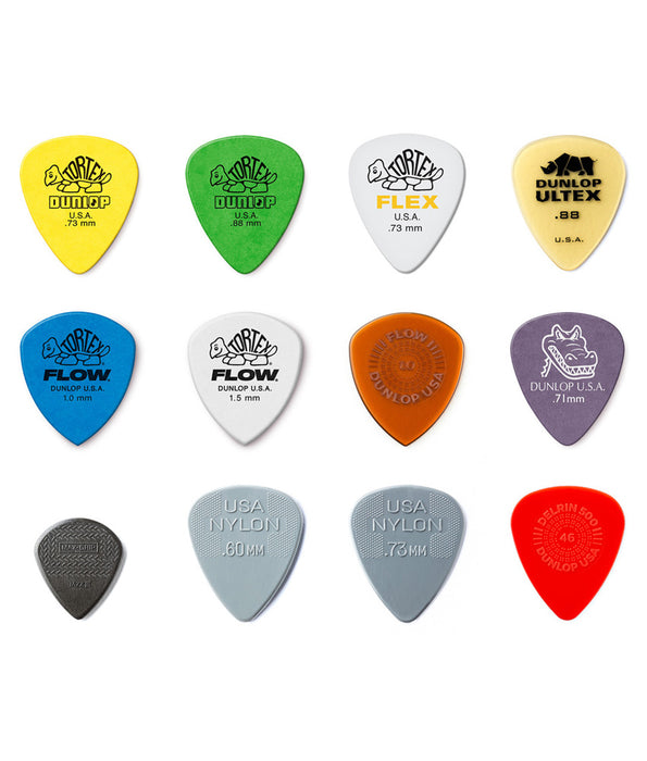 Dunlop Recording Pick Variety Pack - 12 Pack | New