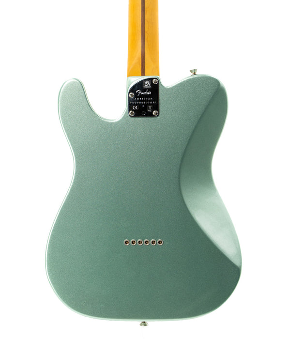 Pre-Owned Fender American Professional II Telecaster Deluxe Electric Guitar - Mystic Surf Green | Used