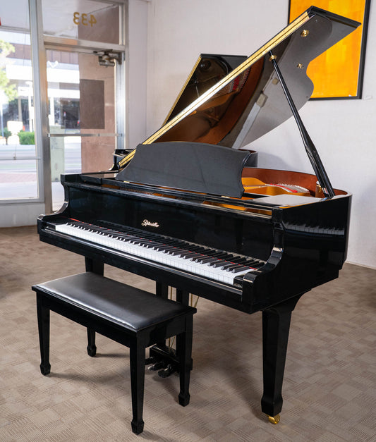 Ritmuller R8 Baby Grand Piano | Polished Ebony | 4.11" | Serial No. 1699852 | Used