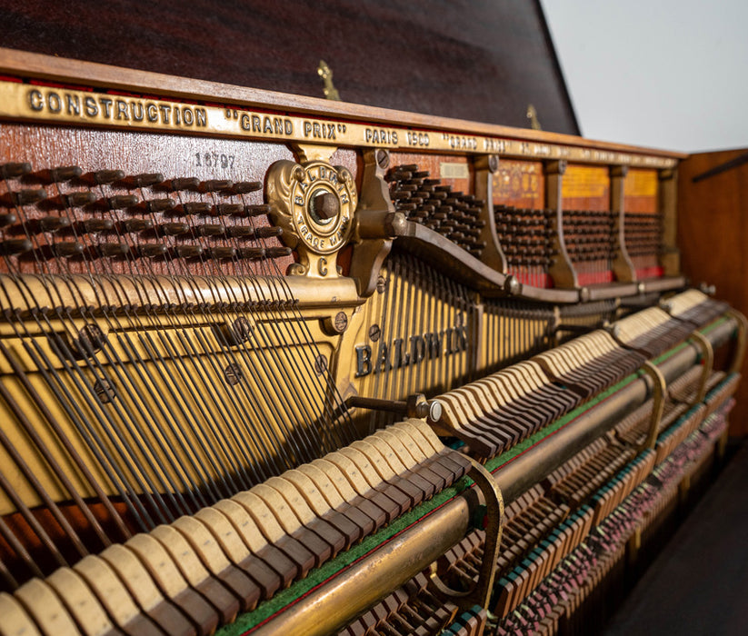 Baldwin Upright Piano (1910) | Antique Satin Mahogany | 55" | Serial No. 16797 | Used