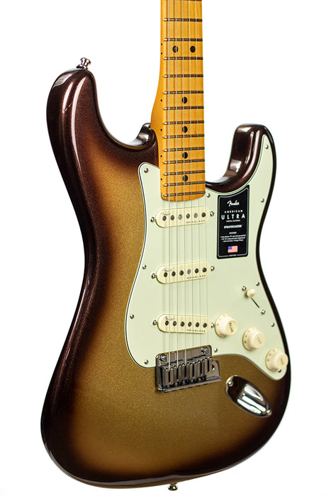 Pre-Owned Fender American Ultra Stratocaster, Maple Fingerboard - Mocha Burst