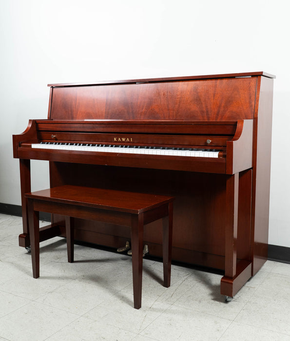 2023 Kawai Institutional Studio Upright Piano in Satin Mahogany | Serial No. F194265 | Used