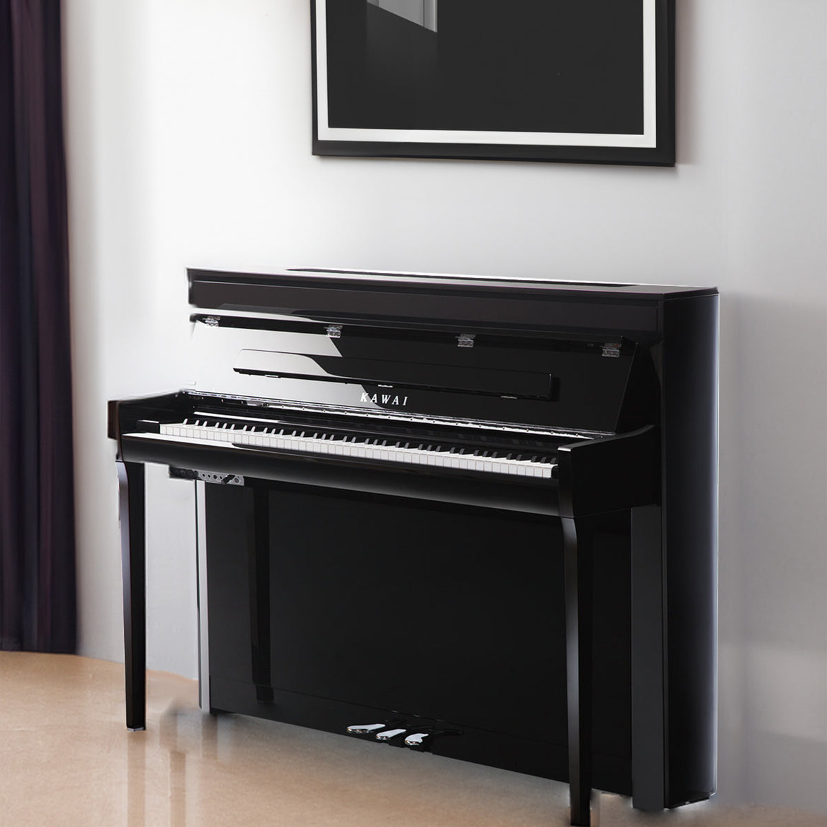Kawai NV5S Hybrid Digital Piano | Polished Ebonyalamomusiccenter